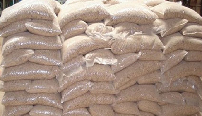 Rice Husk Pellets To Customer